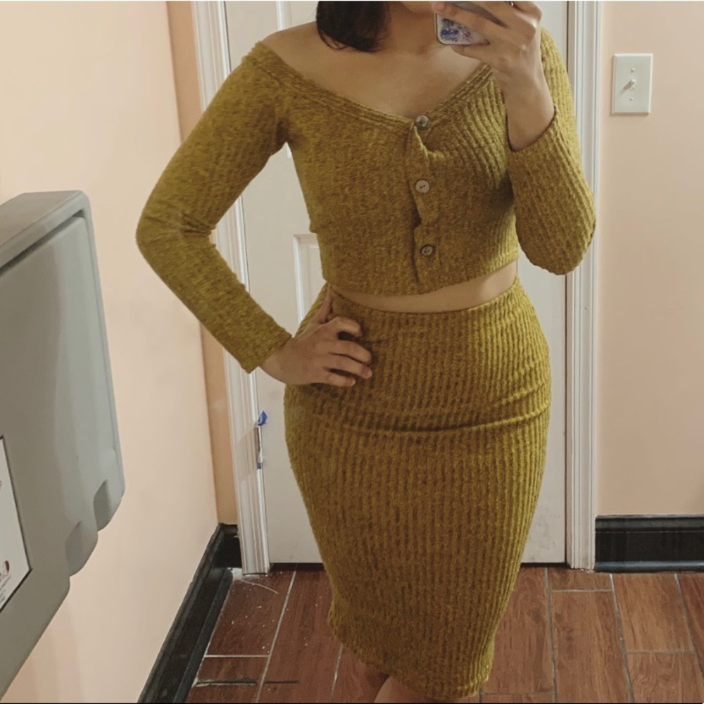 Fashion Nova Skirt Set, Size M